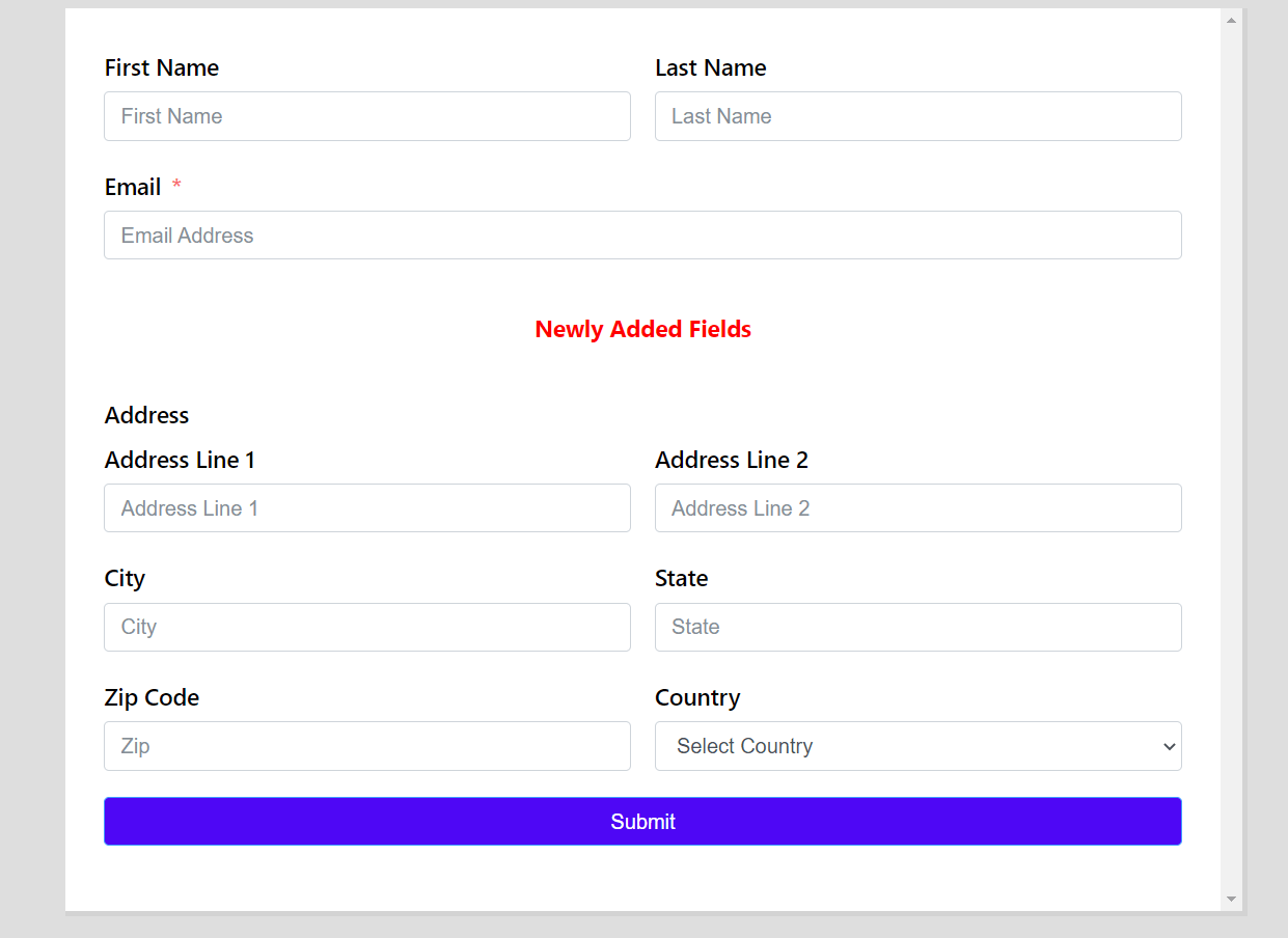 crm form preview