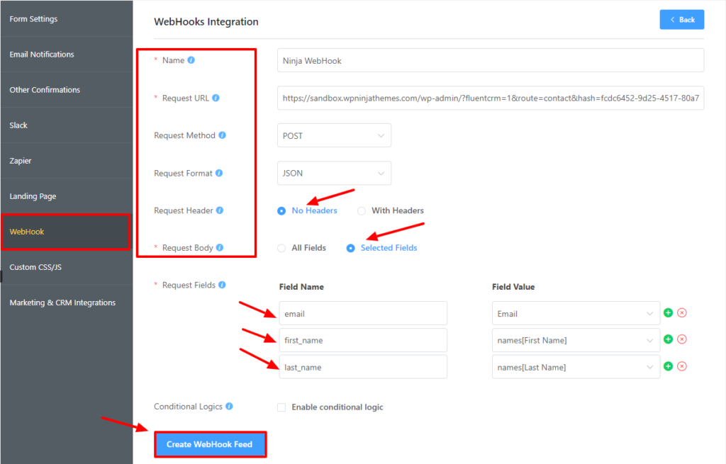 Connecting Fluent Forms from one domain with Fluent CRM to another ...