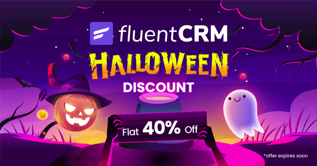 fluentcrm halloween discount