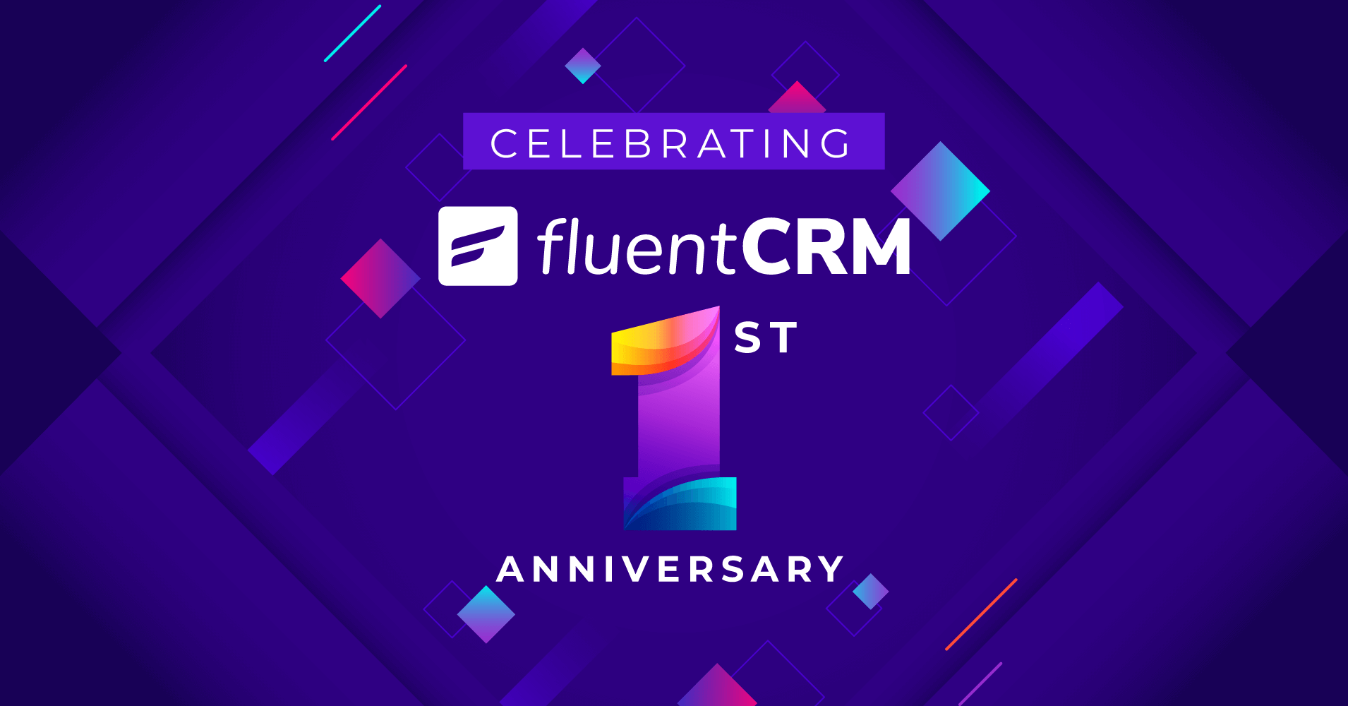 fluentcrm first anniversary