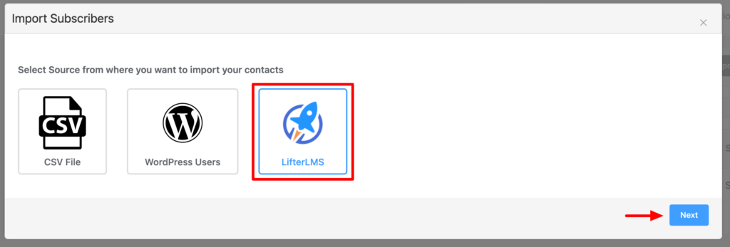 lifterlms import crm