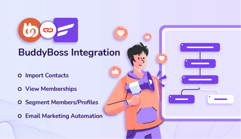 BuddyBoss Email Marketing Integration With FluentCRM