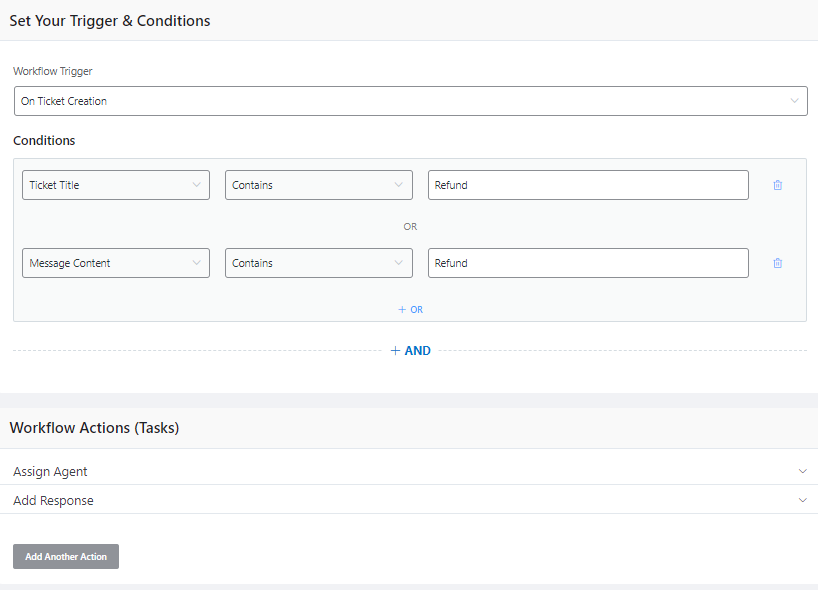 fluent support workflow management