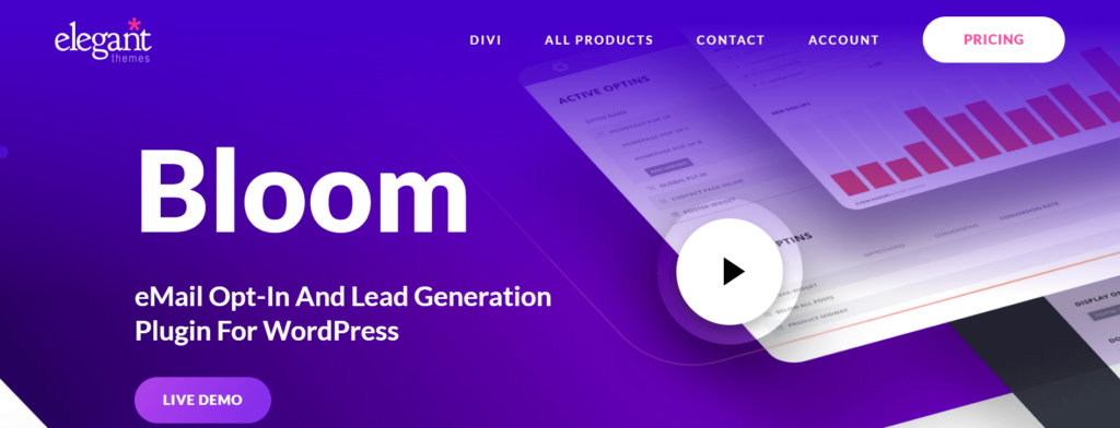 bloom premium opt in plugin for wordpress