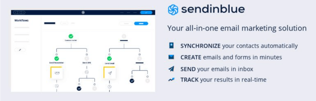 Sendinblue, Mailchimp alternative for noprofits 