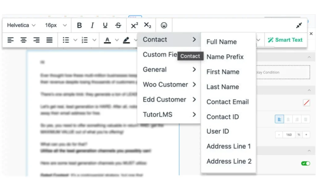 easy personalization