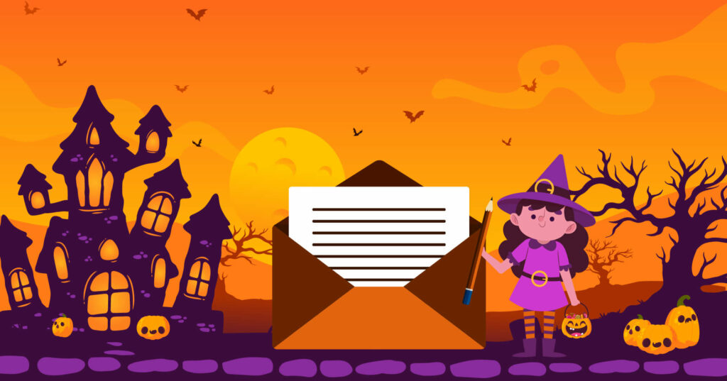 halloween email writing ideas