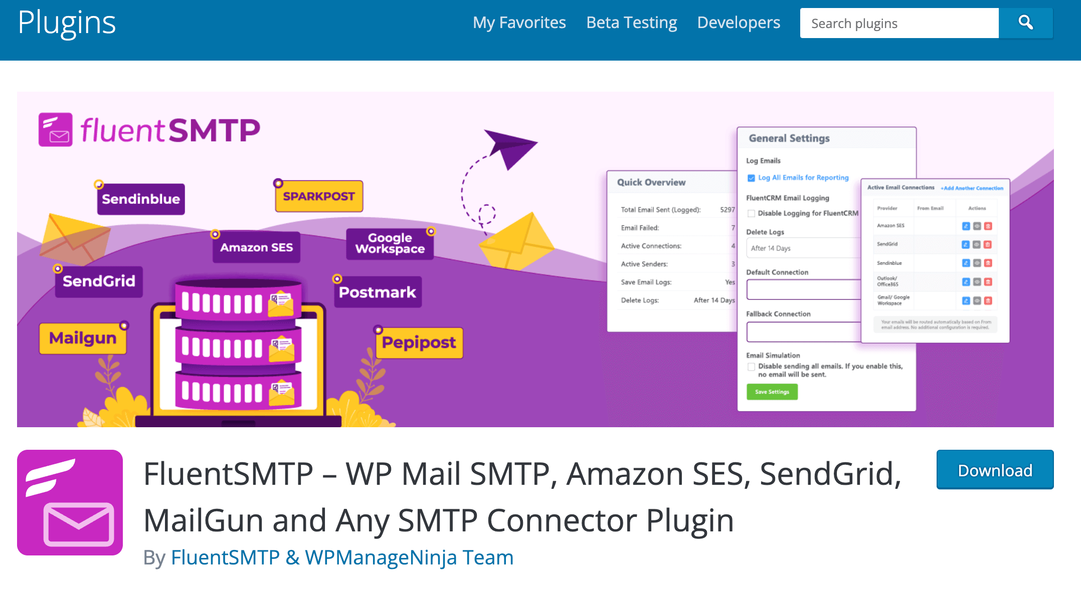 fluent smtp wordpress