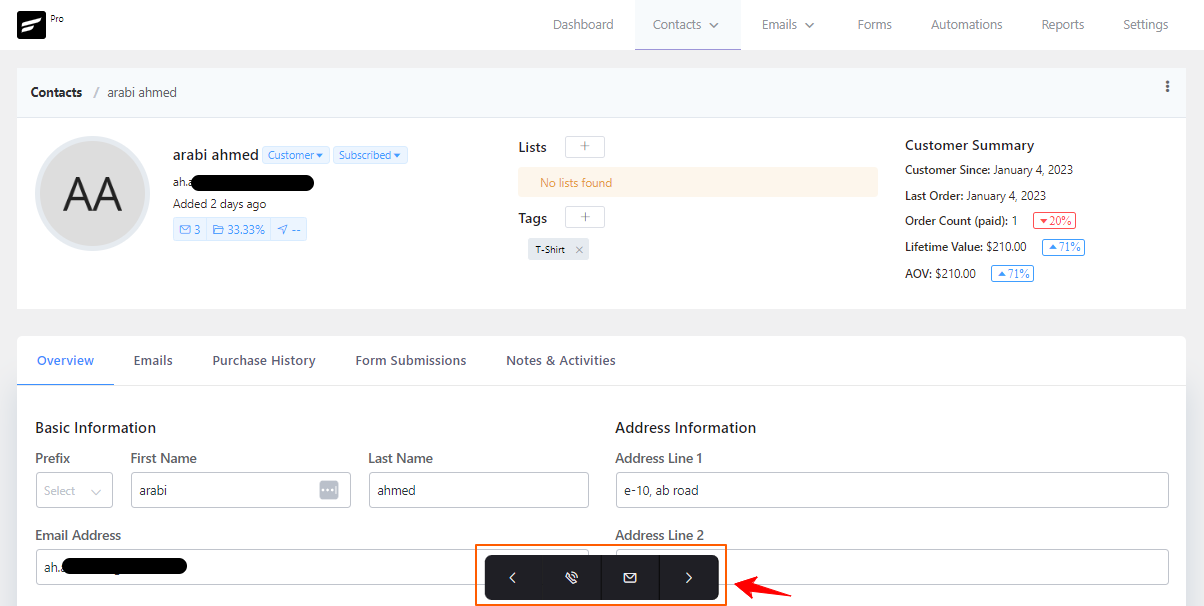 experimental settings fluentcrm 8