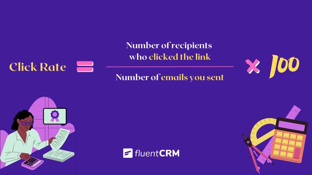 how to calculate email click rate 