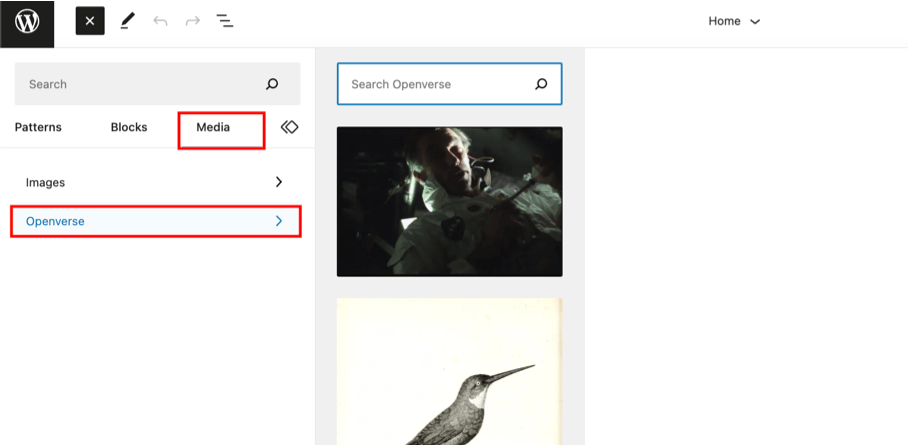 more image sources in wordpress 6.2 