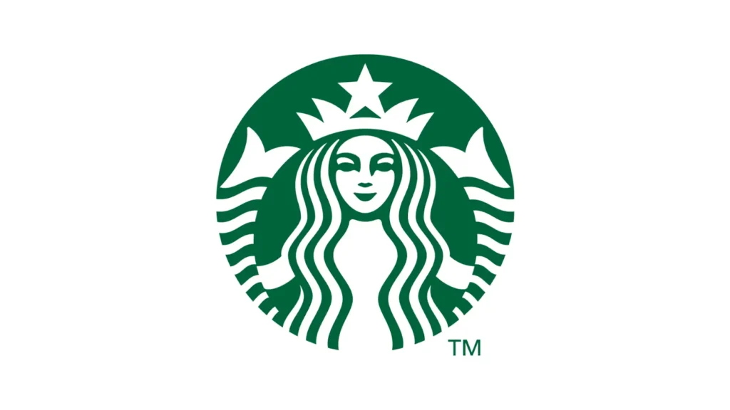 The green and white circular Starbucks siren logo.