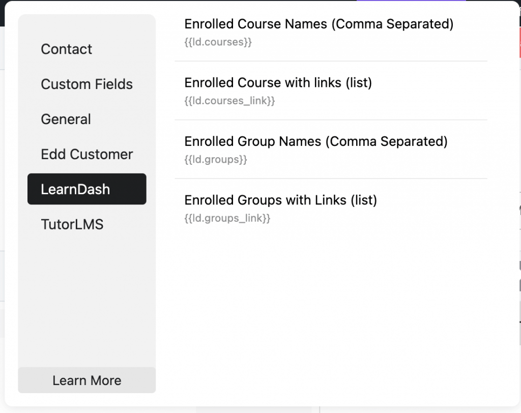 shortcode ui fluentcrm