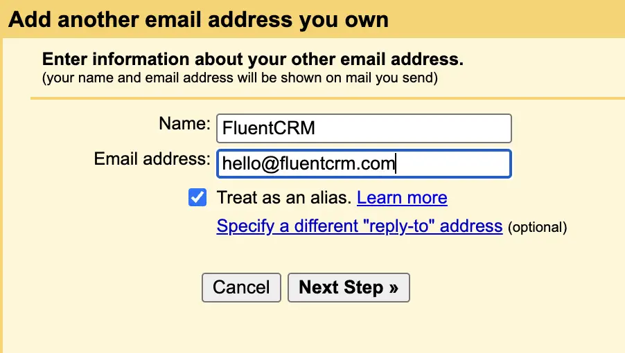 adding another email in gmail