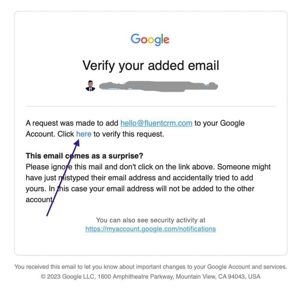 change gmail profile picture of custom email - custom email verification email