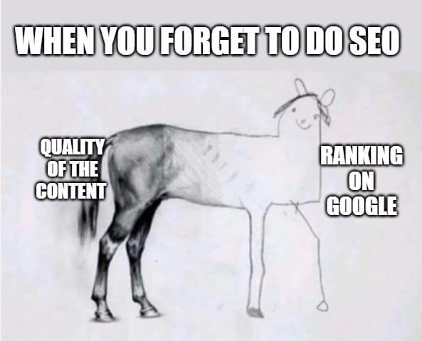 email marketing memes, We hope you're feeding Google with good SEO efforts and keeping your horse from turning into a donkey! 