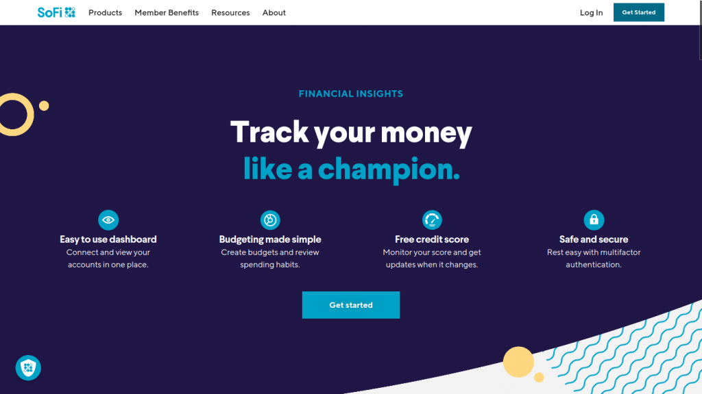 SoFi money tracker