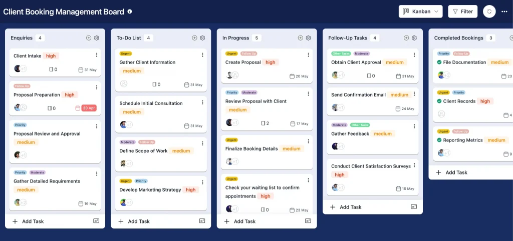 FluentBoards - Kanban View