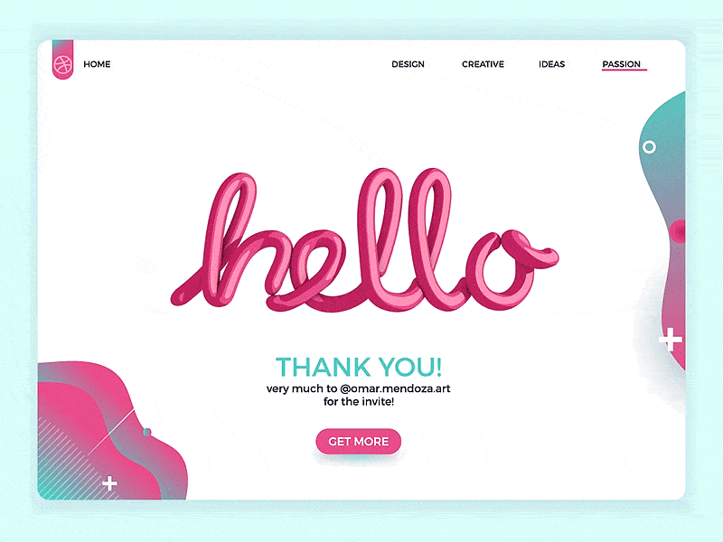 Dribbble-thank-you-animation