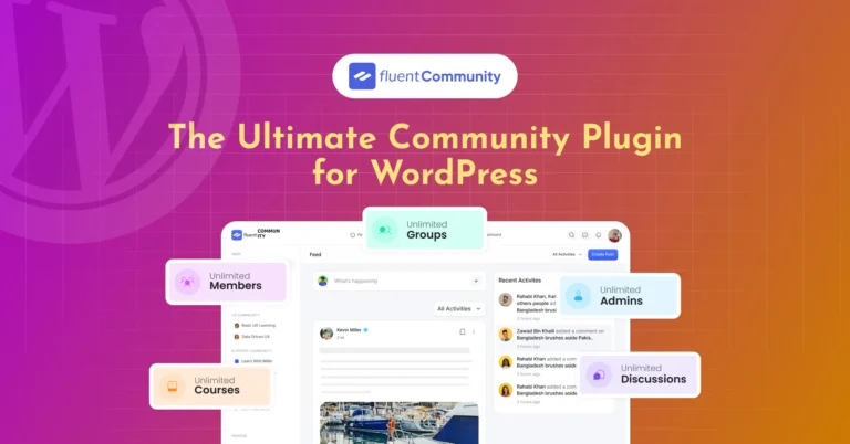 fluentcommunity the ultimate community plugin for wordpress