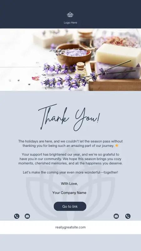 Holiday Greeting Email Template