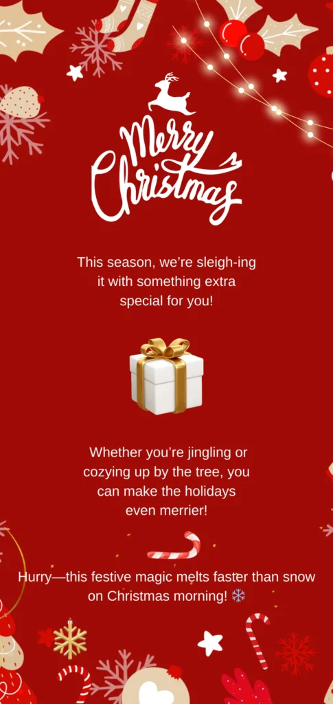 christmas email template