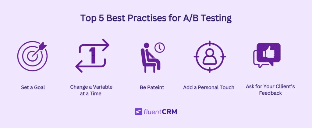 best practises of split testing