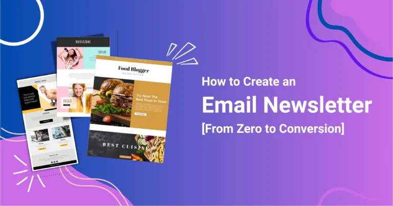 how to create an email newsletter