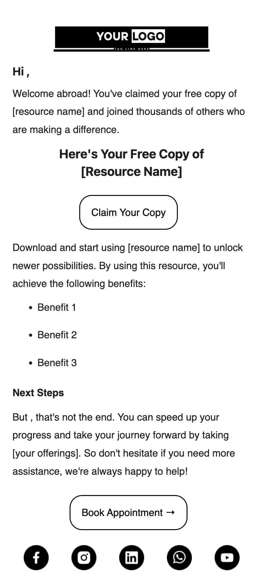 free resource email