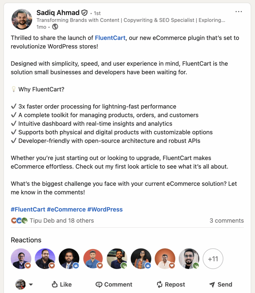 spreading the word about website launch announcements