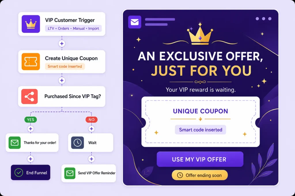 vip exclusive offer automation