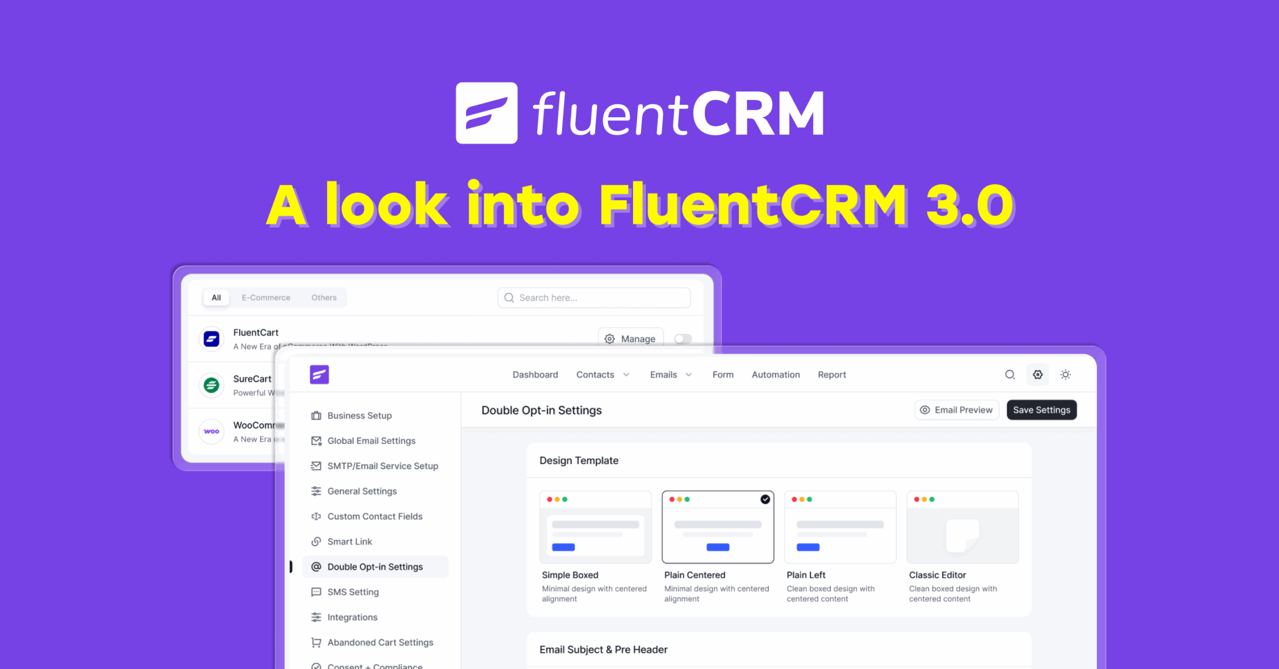 Coming in FluentCRM 3.0