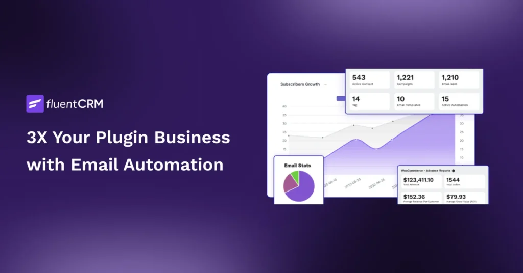 3x wordpress plugin business with email automation