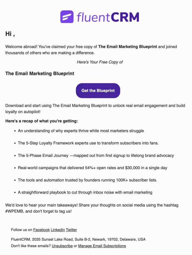 onboarding email advanced resources