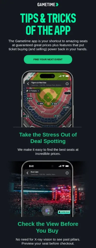 Onboarding email example: Use-Case