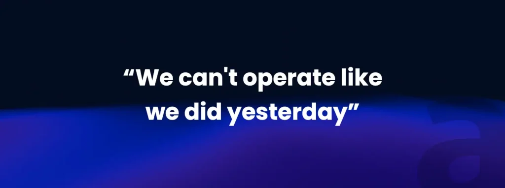 reworking how we operate