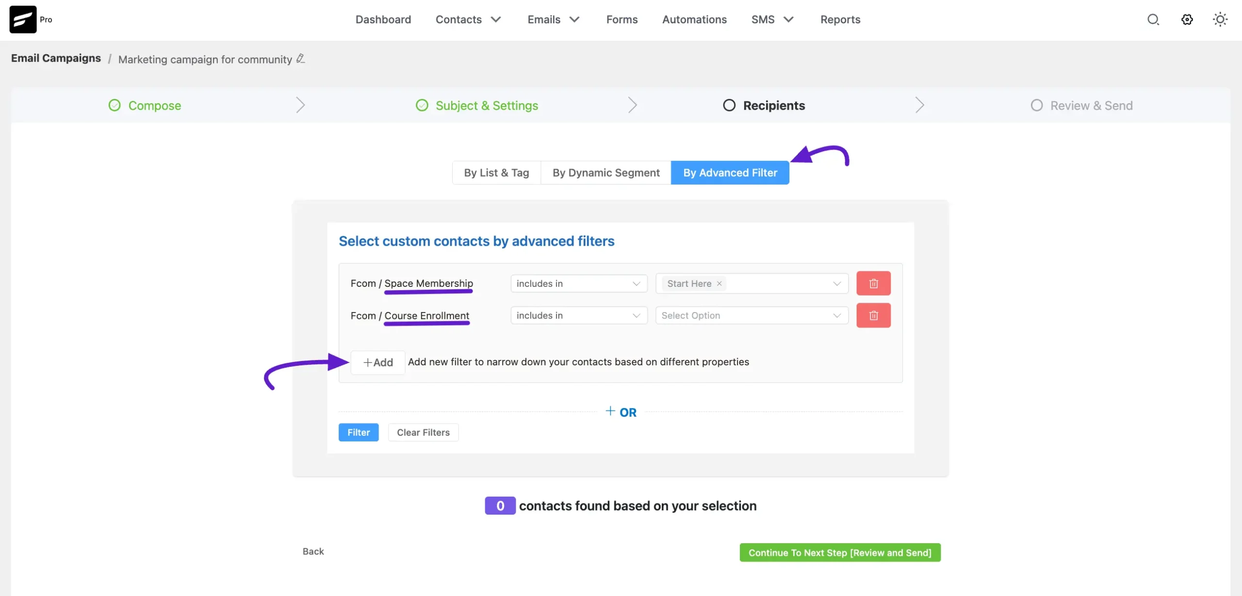 by advanced filter 10
