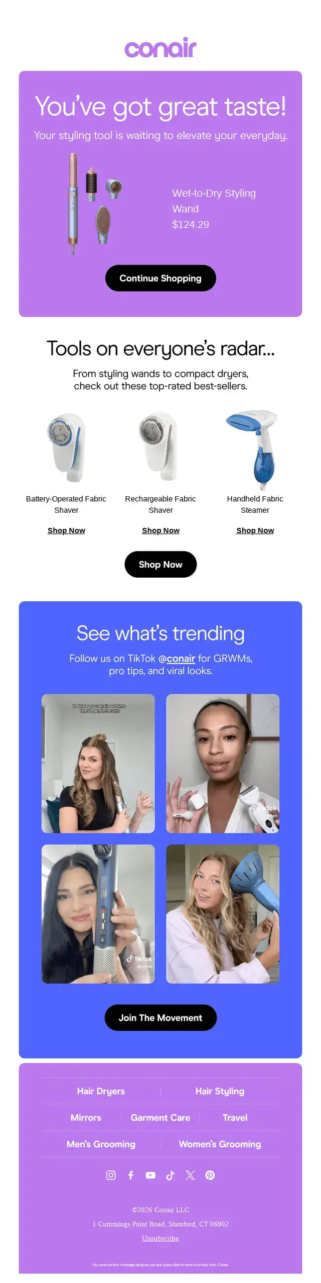 cross sell browse abandonment email