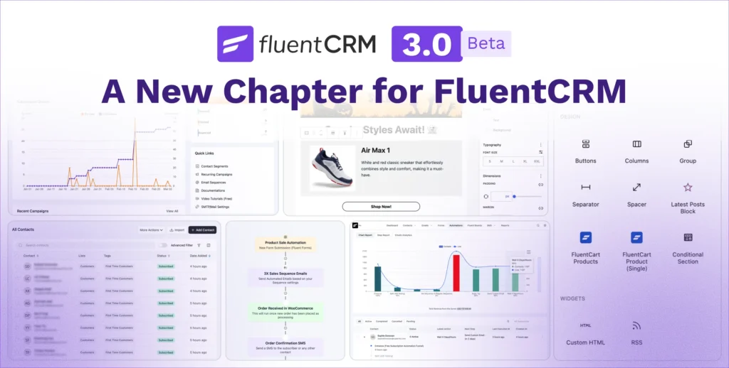 fluentcrm 3.0 beta