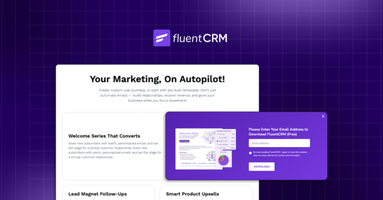 lead capturing lading page