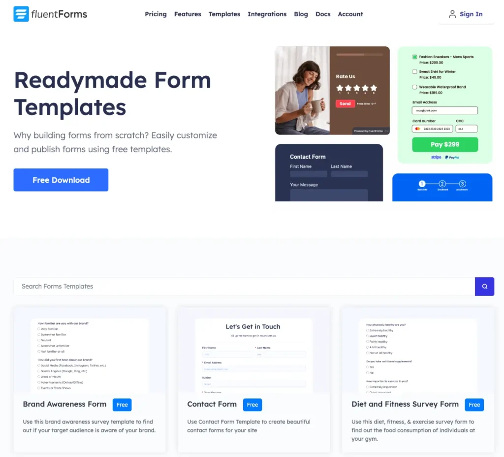 SaaS Lead Capture Landing Page Example