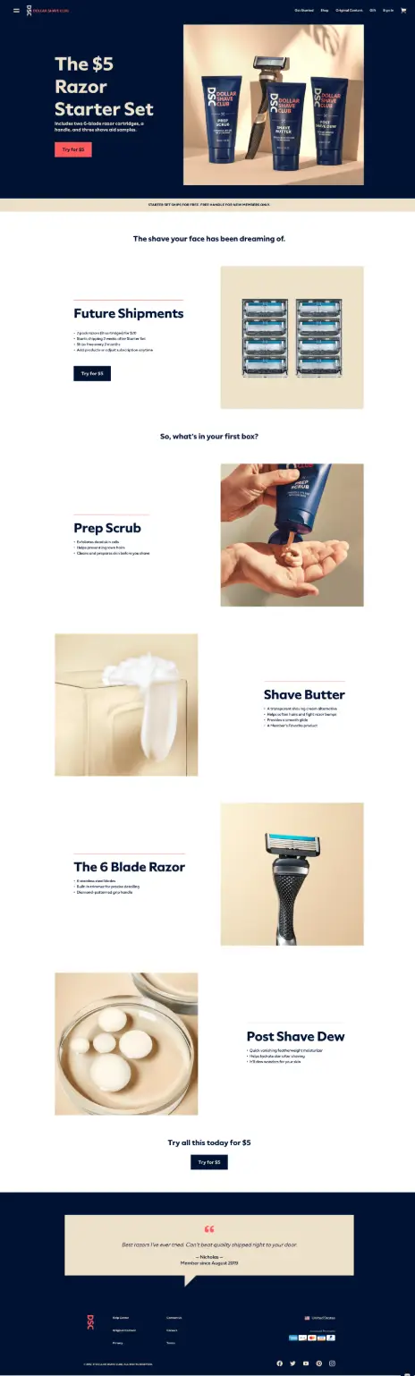 eCommerce Lead Capture Landing Page