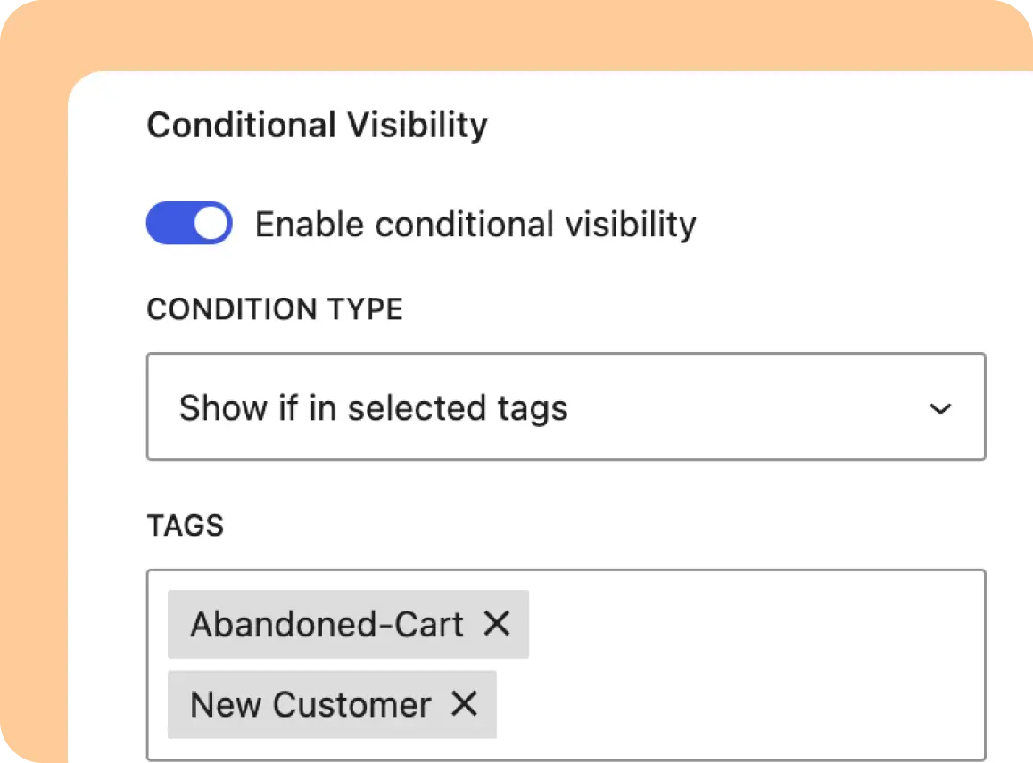 conditional block fcrm