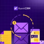 FluentCRM email automation workflow with checklist and mobile messages.