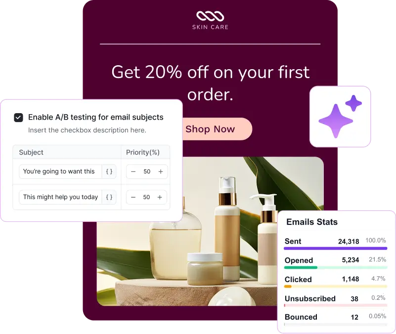 send beautiful email campaigns that convert img