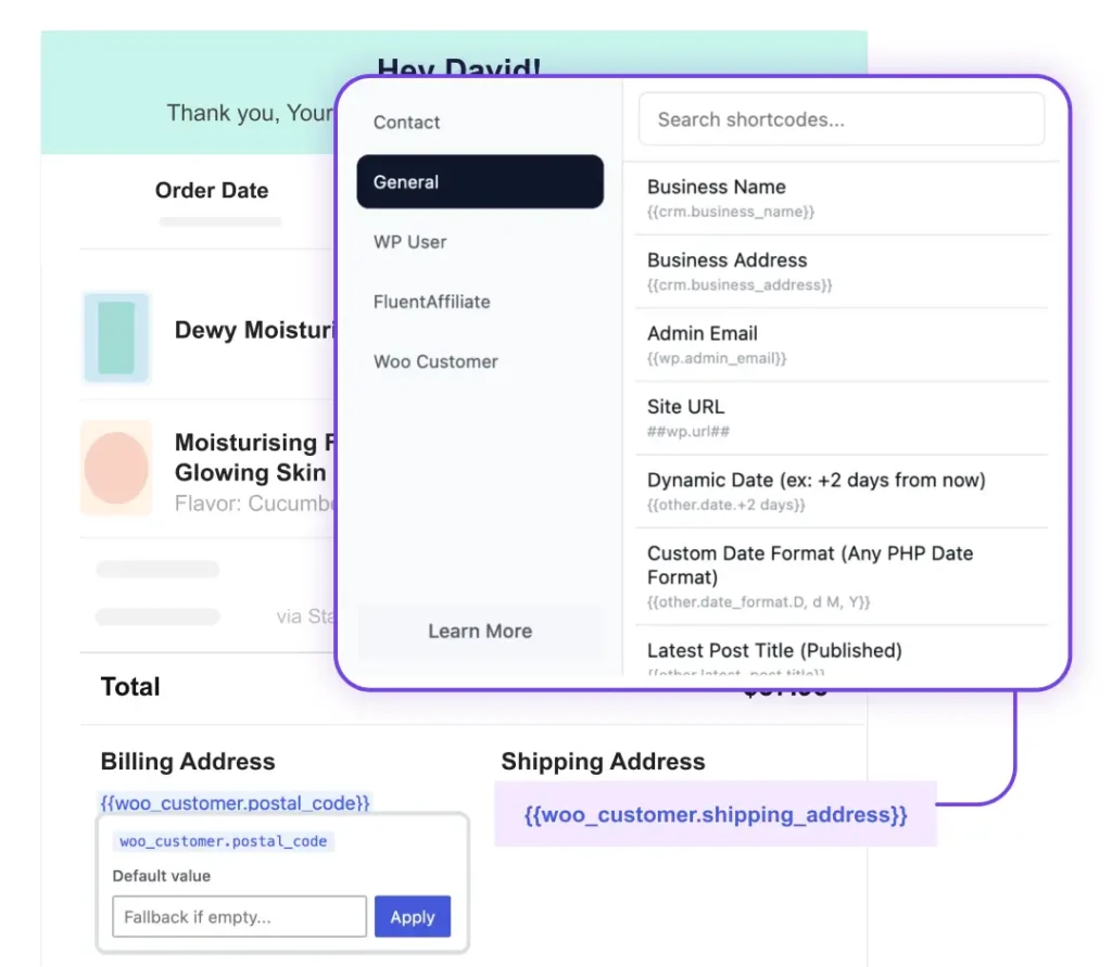smart personalization fcrm