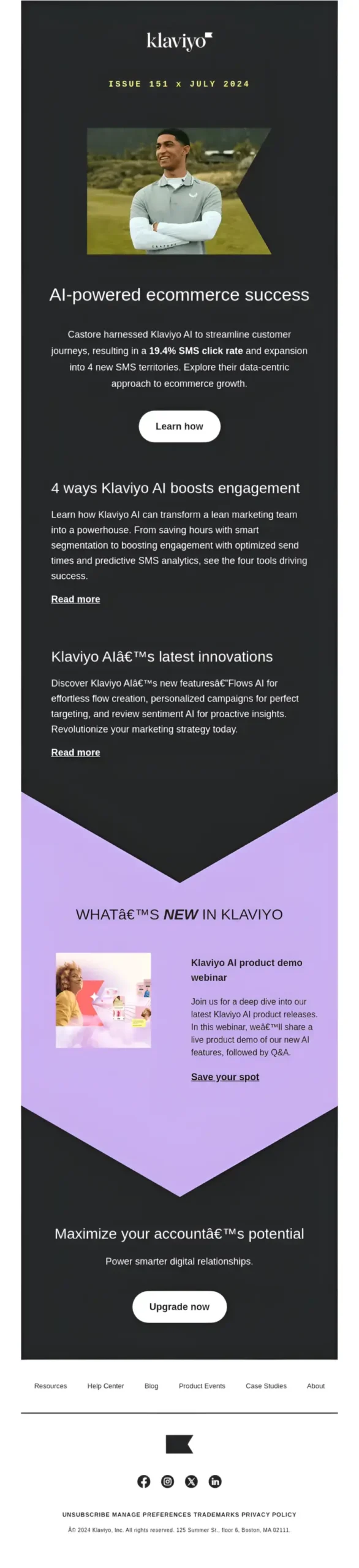 case study email newsletter