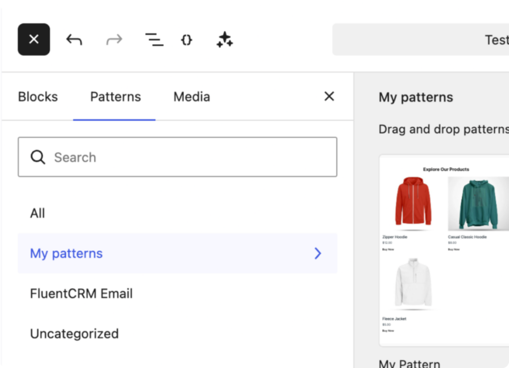 email pattern