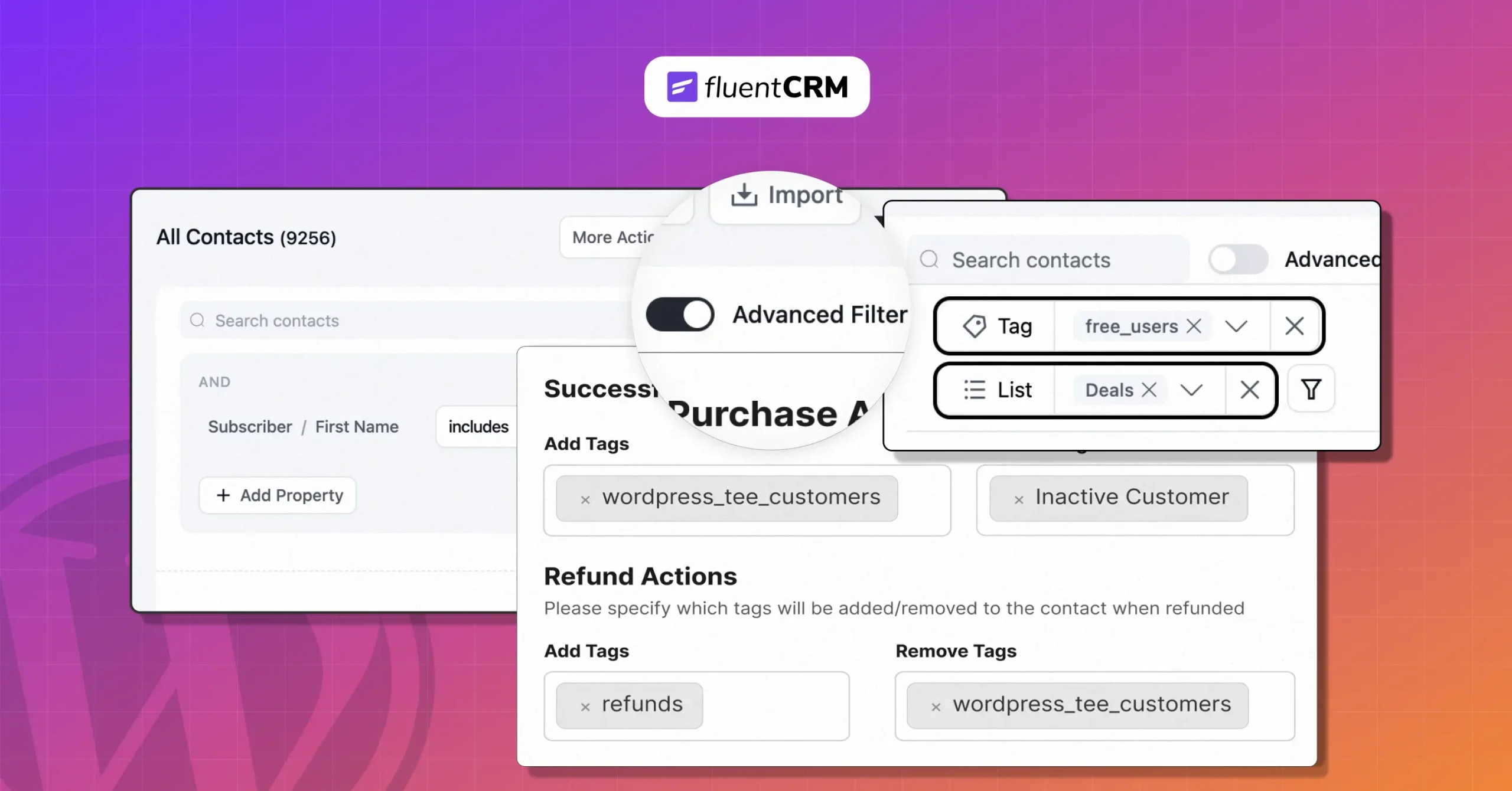 How to Organize Contacts in FluentCRM Using Tags, Lists, and Custom Fields