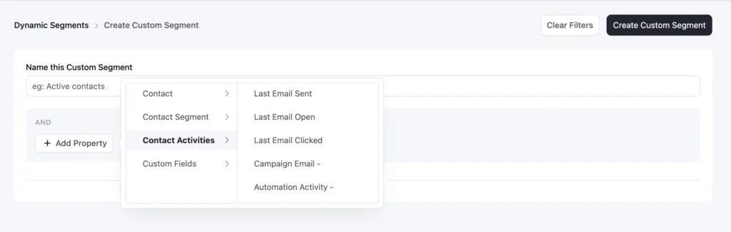 Organize Contacts in FluentCRM_Dynamic Segments.webp